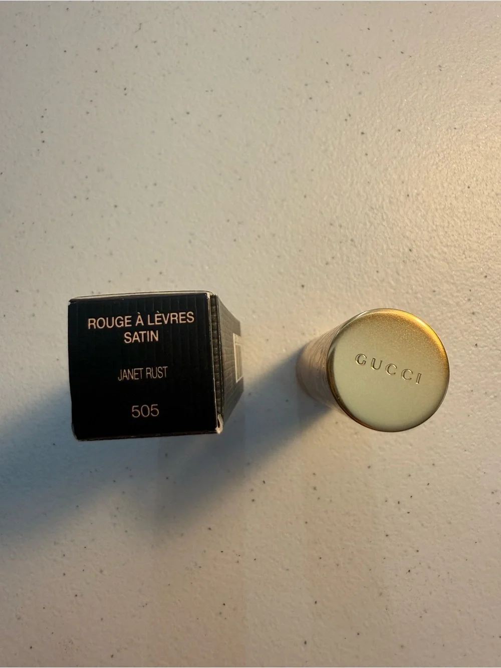 Gucci Rouge à Lèvres Satin Lipstick 505 Janet Rust Brown 3.5g/.12oz